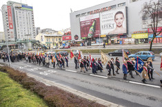 Wieniec od Politechniki Rzeszowskiej z okazji 101. rocznicy odzyskania przez Polskę niepodległości